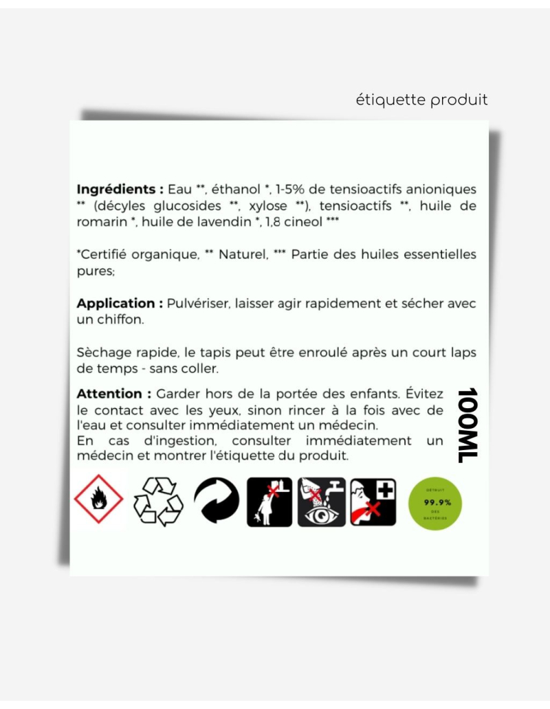 Nettoyant Tapis bio - 100ml