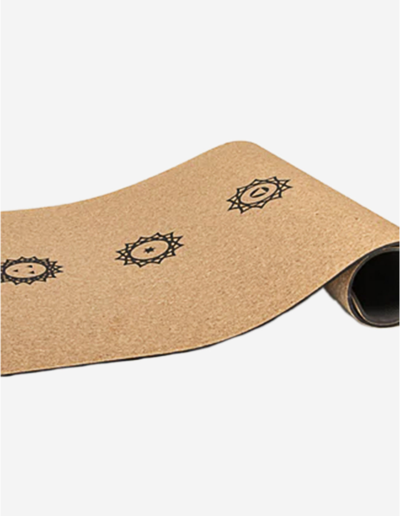 Tapis de yoga en liège XL- Chakra