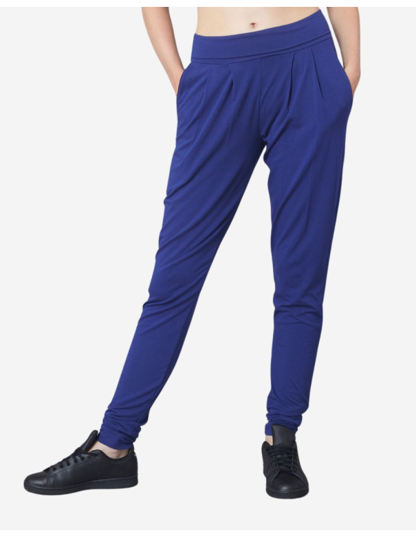 Pantalon vivant bleu yoga