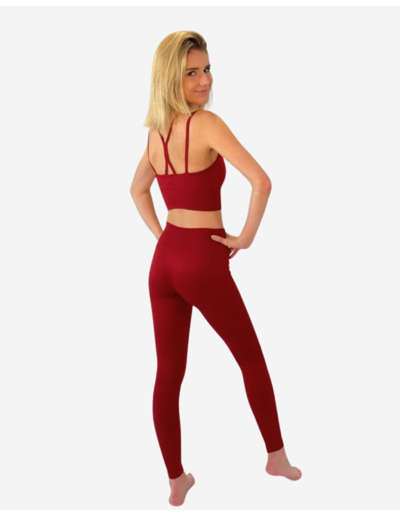 Legging de yoga - rouge - Only