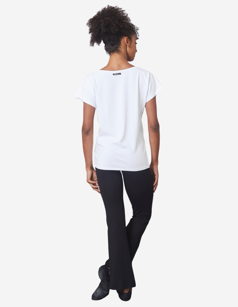 T-shirt de yoga - Blanc  - AVA
